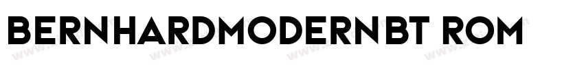 BernhardModernBT Rom字体转换